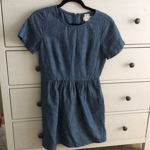 Madewell songbird chambray dress